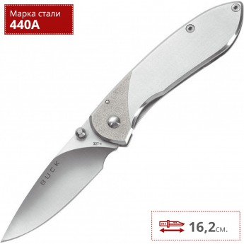 Нож BUCK 0327SSS NOBELMAN STAINLESS