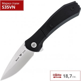 Нож BUCK 0590BKS PARADIGM BLACK